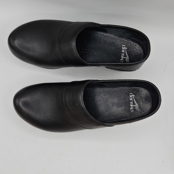 Dansko classic 2" heel leather clogs size 38 US size 7.5/ 8 - Picture 14 of 16